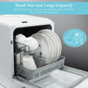 Table Top Dishwasher Mini Countertop Dishwasher Portable 6 Programs Built in 5L