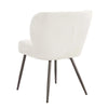 Dusk Mabel Set of 2 Dining Chairs - Ivory Chenille - New
