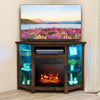 Fireplace TV Stand for TVs up to 50 Inches Electric Fireplace Insert LED Lights