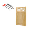 Privacy Wooden Garden Gate Pedestrian Fence Gate Porch Decorative Fence Panel
