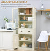 Tall Kitchen Storage Cupboard Cabinet Pantry Larder Freestanding Unit Furniture