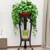 Plant Stand 2 Tier Flower Pot Holder Garden Herb Planter Display Rack Iron Shelf