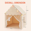 Castle Fairy Tent Play Teepee Tent Indoor Outdoor Toddler Play Tent