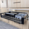 Pull Out Kitchen Basket Slide Out Storage Basket Cupboard Stainless Steel Drawer