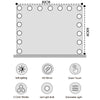 Light Up Hollywood Mirror Vanity Mirror with Lights 17 Led Make Up Mirror 3 Mode