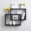 Display Space Saving Multi Compartment Floating Wall Shelves Display Shelf