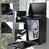 Large Lockable Mailbox Wall Mounted Post Box with Key & Name Tag