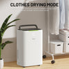 Electric Dehumidifier for Home Portable Quiet Electric Air De-Humidifier 25L/Day