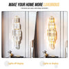 Modern Crystal Wall Lamp Sconce Light for Bedroom Living Room Kitchen Hallway