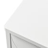 Sideboard Buffet Storage Cabinet with 6 Compartments Living Room Furniture White