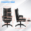Executive Racing Gaming Chair Faux Leather Computer Desk Chair Swivel Adjustable
