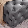 Chesterfield Velvet Ottoman Pouffe Footstool Deep Button Sofa Seats Coffee Table