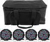 U`King 4 Pack RGB 36 LED Stage Lights with Bag, 72W LED Par Can Light with