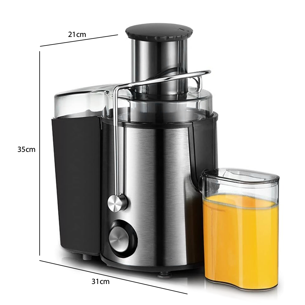 800W Juicer Machine Fruit Veg&Citrus Centrifugal 2 Speeds Electric Extractor UK
