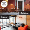 2000W Infrared Patio Heater - Wall Mounted, WiFi Enabled, IP65 Waterproof
