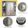 3 Tier Mirrored Bathroom Cabinet Wall Mount Storage Cupboard W/ Display Shelves