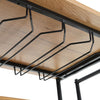 3 Tier Metal Frame Wood Top Storage Rack Kitchen Storage Dining Cart UK