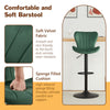 2x 360° Swivel Bar Stools Velvet Gas Lift Chairs Kitchen Pub Chair