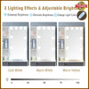 Dressing Table With Sliding Drawers Mirror Stool Set Makeup Vanity Desk Bedroom