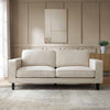 Dusk Soho Beige Linen Look 3 Seater Sofa RRP £899