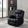 ELECTRIC RECLINER ARMCHAIR 8 POINT HEATED LEATHER MASSAGE RECLINER CHAIR SOFA