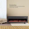 Electric 50inch Insert/Wall Mounted LED Fireplace Wall Inset Into Fire Freestand