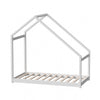 Kids Wooden Bed Frame House Style Floor Bedstead Children Tree Playhouse 3FT Bed