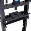 Black 12-Ton Adjustable Steel Hydraulic Work Shop Press Garage Presses Manual UK