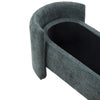 Modern Upholstered Ottoman Storage Seating Bench Footrest with Storage Chest Box