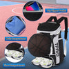 KINGSLONG Basketball Backpack, Soccer Backpack Basketball Equipment Bag with
