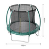 6FT 8FT 10FT 12FT 14FT Premium Trampoline Safty Enclosure Spring Pad Work out