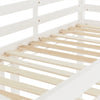 Triple Sleeper Bunk Beds Single Bed Pine Wood Bed Frame Kids Children Bed White