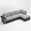 Luxury 2, 3 Seater Linen Fabric Couch Sofa Chaise Living Room Furniture