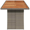 Garden Table with Acacia Wood , Grey, 240 x 90 x 75 , Poly J9A3