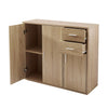 Sideboard Cabinet Cupboard Unit Storage Furniture With Drawers & Doors 4 Colors