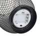 Set of 2 Metal Line Cage Table Lamps Battery Powered Cordless LED Blub Lights UK