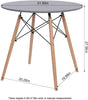 1/2/4 Dining Chair Glass/Wood/Metal Dining Table Office Coffee Lounge Furniture