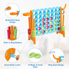 Giant 4 in a Row Game Jumbo Connect 4 Games w/42 Rings Basketball Hoop-Orange