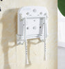 Wall Mounted Folding Fold Down Shower Seat Chair Stool Bench Bathroom Stool
