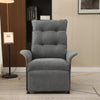 Electric Power Recliner Recliner Chair Grey Fabric Sofa Living Room Armchair