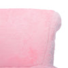 Plush Fluffy Dressing Table Stool Vanity Makeup Chair Scroll Back Padded Seat