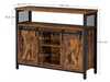 Industrial Storage Sideboard Large Rustic Cabinet Vintage Metal Console Table