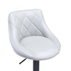 Set of 2 Barstool Kitchen Breakfast Swivel Pub Counter Gas Lift PU Leather Chair