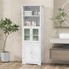 163cm Tall Bathroom Storage Cabinet Freestanding Kitchen Pantry Cupboard