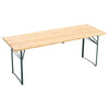 3Pcs Wooden Folding Picnic Beer Table & Bench Trestle Outdoor Garden Patio Pub
