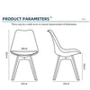 Set of 1/2/4 Tulip Dining Chairs Designer Chairs Wooden Home Office Kitchen