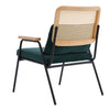 Fabric Lounge Chair Living Room Single Sofa Velvet Padded Dining Accent Armchair