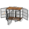 XXL Wooden Dog Crate Indoor Aesthetic Puppy Kennel Cage Pet House Nesting Hutch