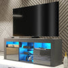 TV Unit Cabinet | TV Stand 145cm | Sideboard with High Gloss Doors | Free LED