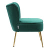 Scallop Back Armchair Cocktail Sofa Accent Seat Living Bedroom Cafe Lounge Sofa